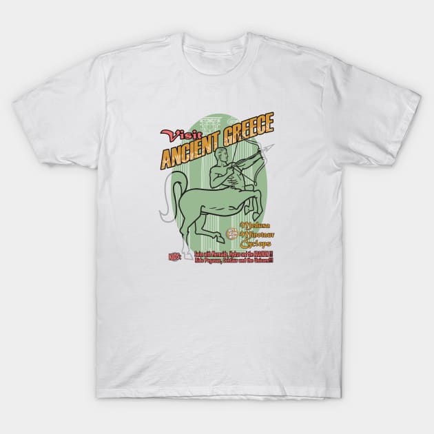 Visit Ancient Greece T-Shirt by PalmGallery